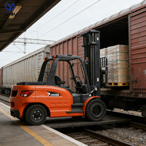 CE-gecertificeerde zware elektrische vorkheftruck, eenvoudig te hanteren voor ranch- en boerderijactiviteiten, evenals voor stationair transport en handling. - Product Image 4