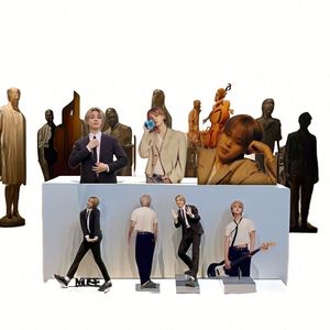 Expositor de Acrílico Personalizado de KPOP Jimin, Nuevo Álbum, Impresión UV a Doble Cara, Banner y Figuras de Plástico - Product Image 1