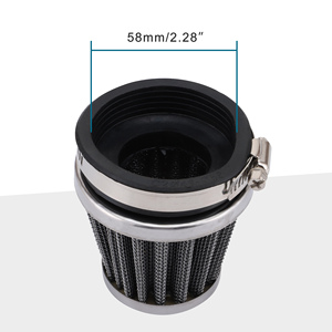 GOOFIT 58mm Filtre à <span class=keywords><strong>air</strong></span> de remplacement pour <span class=keywords><strong>50cc</strong></span>-250cc GY6 Moto ATV Scooter Quad Go Kart Moped Pit Dirt Racing Bike Baja MTA4 - Product Image 2