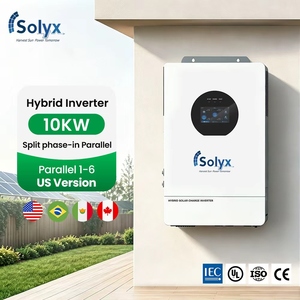 UL1741 10KW Hybride à Phase Divisée Double MPPT 90-450Vdc 120A AC 220A Charge PV 6 Unités en Parallèle MS 10KW 1 Certifié UL1741 10kW Spl - Product Image 4