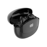 Earbuds TWS Nirkabel Mate80 Terbaru 2024 dengan Layar LED, BT 5.3, Tahan Air IPX4 & Kontrol Sentuh untuk Gaming