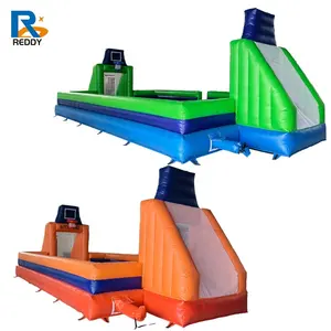 Castillo inflable de juegos deportivos de fútbol, patio de juegos inflable, deporte