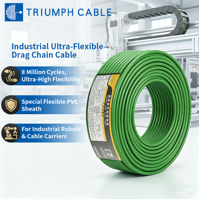 OEM ODM Supported Industrial Flexible Multicore Control Cable PVC Robot Arm Wire Cable Servo Shielded Data Cable for Drag Chains