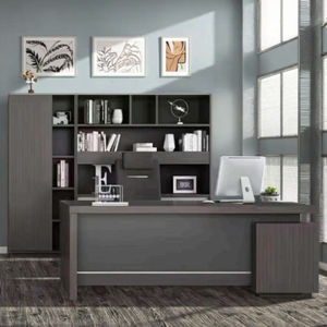 Escritorio Ejecutivo Moderno y Sencillo para Hospital, Mesa de Computadora de Panel Extensible Convertible de Madera, Muebles de Oficina YBL HQ-1209, 5 Años - Product Image 2