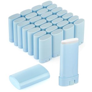 En stock – Nouveaux contenants ovales portables et durables en PP de 15g et 75g pour déodorants en stick – Emballage cosmétique fantaisie - Product Image 1