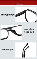 Lunettes de lecture rétro en gros à double pont, HD, anti-lumière bleue, anti-fatigue, ultra-légères et très esthétiques