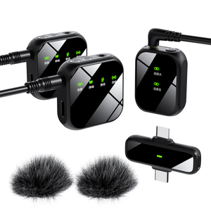 K50 microfono senza fili tipo archetto registrazione microfono dispositivo di registrazione Clip-on copricapo trasmissione in diretta <span class=keywords><strong>Bluetooth</strong></span> - Product Image 3