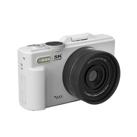 Dijital fotoğraf makinesi 3.0 "Flip ekran WIFI 18X dijital Zoom 4K Vintage Vlog Video kaydedici YouTube Webcam kameralar