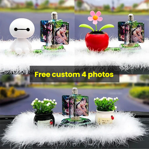 สินค้าดรอปชิปเครื่องประดับภายในรถน่ารักภาพคริสตัลที่กำหนดเองสำหรับผู้ชายและผู้หญิงวัสดุสิ้นเปลืองในรถยนต์ของขวัญ - Product Image 5