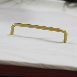 Furniture Handle Bar 136mm X 35mm Pure <b>Copper</b> Minimalist Cabinet Drawer Wardrobe Pull For Home Decoration Accessories - Product Image 2
