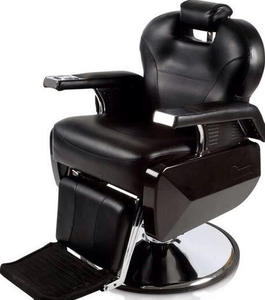 Chaise de barbier semi-inclinable réglable en acier inoxydable moderne de haute qualité avec pompe hydraulique pour salon de beauté et salon de coiffure - Product Image 4