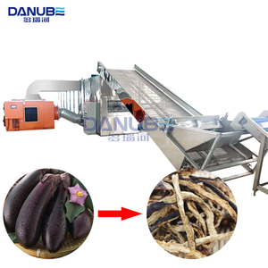 Customized Mesh Belt Dryer Vegetable Drying Machinery Eggplant Cleaning and Slicing Drying Line Eggplant Dehydration Machine - Product Image 1