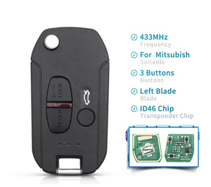 Llave Inteligente de Repuesto para Triton, Pajero, Outlander, ASX, Lancer, MIT8, Llama, Control Remoto de 433Mhz con Chip ID46 - Product Image 1