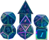 Juego de Dados Metálicos Estándar de 16 mm para Juegos de Mesa