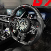 Convient pour le volant de la série bmw g pour mettre à niveau F30 F10 M3 M5 M6 M2 M4 X5 X6 G30 G20 G38 G31 Volant en carbone en cuir personnalisé