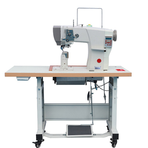 591D Computerized Double Needle Flat-Bed Industrial Sewing Machine High Speed Chain Stitch Motor Shoe <b>Roller</b> Quilting Equipment - Product Image 1