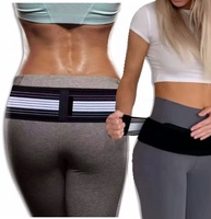 Ceinture sacro-iliaque en néoprène pour hommes et femmes Support de soulagement de la douleur au bas du dos respirant Conception de hanche élargie flexible