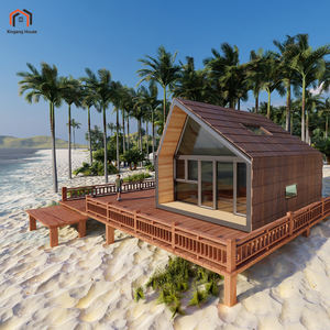 Maison préfabriquée en acier triangulaire de luxe à construction rapide, villa moderne modulaire préfabriquée, mini-maison, maison mobile, vie instantanée - Product Image 1