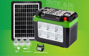 GDLITE-9008 chiếu sáng khẩn cấp sạc và năng lượng mặt trời ngoài trời dẫn ánh sáng 12V 8AH nhà hệ thống phát điện - Product Image 2