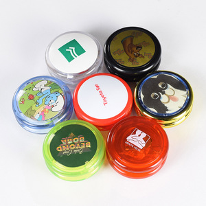<b>Led</b> Flashing YoYo <b>Ball</b> 5.8*3.5Cm Drum Shaped Plastic Toy For Kids Age 5 7 Years Unisex - Product Image 2