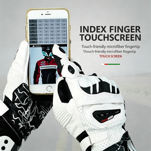 Gants de course <span class=keywords><strong>moto</strong></span> <span class=keywords><strong>GP</strong></span> <span class=keywords><strong>Pro</strong></span> édition limitée, dernières versions, en cuir véritable, avec protections rigides, compatibles écran tactile, pour motocross - Product Image 2