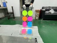 Écran de film holographique LED flexible transparent 3D, écran LED transparent ultra fin, écran publicitaire LED adhésif pour verre