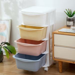 منظم برج التخزين ، أدراج تخزين بلاستيكية ، مستلزمات تخزين لغرف النوم والحمام وغرفة المعيشة - Product Image 4