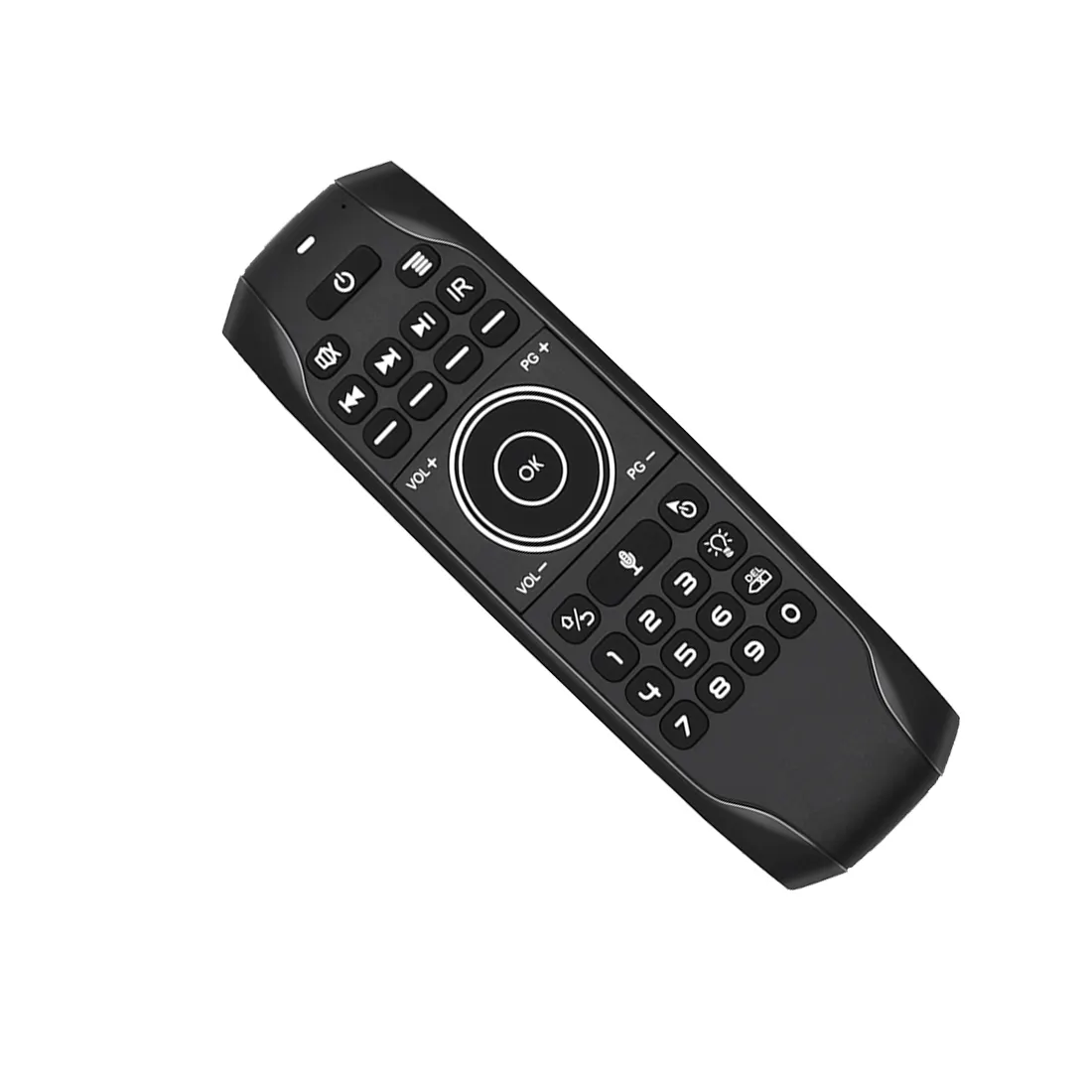 Teclado universal G7V Pro para TV com controle remoto por voz, teclado retroiluminado USB recarregável, smart tv 2.4G sem fio Air Mouseh, revendedor IPT
