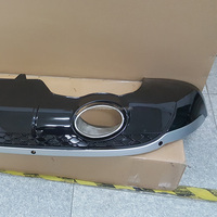 Q5 hinten stoßstange diffusor WITH GROSS BLACK WITH SILVER STRIP For Audi facelift RSQ5 Style hinten stoßstange diffusor 2013 2014 2015