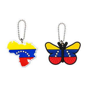 พวงกุญแจ PVC ของที่ระลึกโบลิวาร์ เวเนซุเอลา ขายส่ง คาราคาส  พวงกุญแจยางนิ่มลายการ์ตูน ผลิตตามสั่ง โรงงาน 21 ปี MOQ ต่ำ - Product Image 3