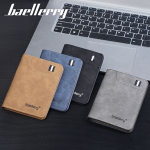 Baellerry Ultra Thin Men's <b>Wallet</b> Mini Card <b>Holder</b> Gray Slim Design Everyday Use - Product Image 4