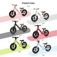 Vélo d'équilibre pour enfants en nylon personnalisable OEM - Cadre haute résistance marque privée, pneus 12 pouces, selle recouverte de cuir, 2-7 ans, Hebei