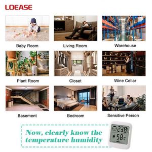 Nóng Bán Bên Ngoài Đồng Hồ Kỹ Thuật Số Trạm Thời Tiết Nhiệt Phòng, Nhiệt Kế Bên Ngoài - Product Image 3