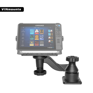 Support de sondeur de pêche à bras oscillant horizontal de 6 pouces VIN-TYQ-HB-01 compatible avec Garmin, Humminbird, Lowrance et autres - Product Image 3