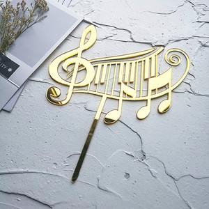 Nuovo prodotto note <span class=keywords><strong>musicali</strong></span> acrilico cake Topper festa <span class=keywords><strong>di</strong></span> <span class=keywords><strong>buon</strong></span> <span class=keywords><strong>compleanno</strong></span> dolce bar decorazione torta - Product Image 3