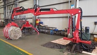 Pour grue forestière lourde |   Chargeurs forestiers hydrauliques, tracteurs, remorques à bois |   Machine de levage de bois rotative à 360 degrés, 3 tonnes