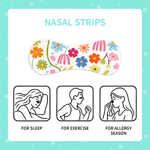 Nouvelle série de bande adhésive nasale respirante, hypoallergénique et sans latex, style dessin animé, pour arrêter les ronflements et améliorer la respiration - Product Image 5