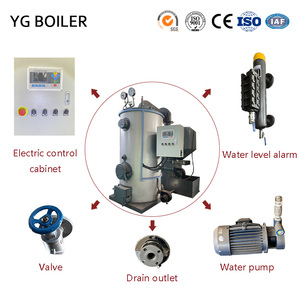 Chaudière à vapeur verticale à tubes de feu à biomasse industrielle à haute pression, à économie d'énergie, avec contrôle automatique et faible <span class=keywords><strong>consommation</strong></span> de carburant - Product Image 5