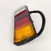 Feu arrière de camion 10,5 pouces rouge, ambre, blanc, combiné (stop, clignotant, marche arrière) avec réflecteur, étanche, pour remorque