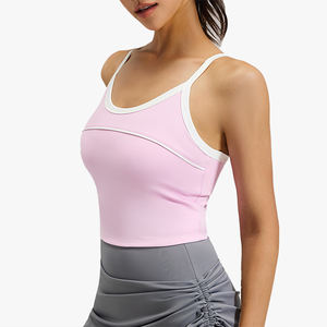 Top Deportivo de Yoga para Mujer, Diseño de Línea Nueva, con Sujetador Deportivo Integrado, a Prueba de Impactos, con Detalles de Línea - Product Image 2