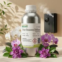 Diffuseur de parfum nébulisant style quatre saisons, huile parfumée classique de haute qualité, parfum pur moderne, recharge sûre, huile parfumée concentrée