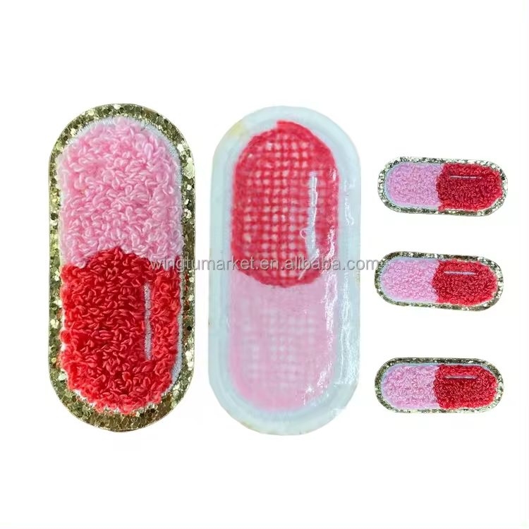Red pink iron on