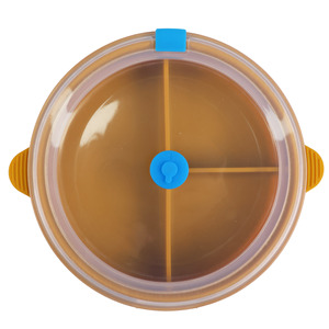 Silicone Compartmentalized Plate Rectangle Divided For Home Use With Portion Control And Flavor Separation - Product Image 3