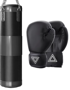 <span class=keywords><strong>Sac</strong></span> <span class=keywords><strong>de</strong></span> <span class=keywords><strong>frappe</strong></span> certifié TUV 4 pieds avec gants <span class=keywords><strong>de</strong></span> 16 oz en Oxford durable pour adultes, boxe, MMA, Muay Thai, Kickboxing - Product Image 1