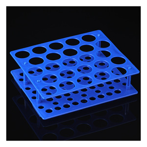 Soporte para tubos de ensayo Kang Jianhua, estante de laboratorio rectangular de plástico con 50 pozos para tubos de centrífuga de 10ml, 15ml, 20ml, 25ml, 50ml - Product Image 1