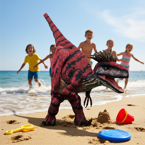 Disfraz de Dinosaurio Velociraptor con Piernas Ocultas Realistas - Product Image 1