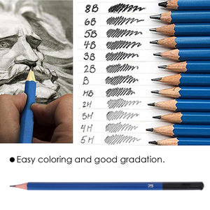 Ensemble de crayons de couleur professionnels Foska 54 pièces, crayons de couleur aquarelle métalliques, dans un étui en nylon, ensemble de crayons de peinture pour artiste, dessin - Product Image 3