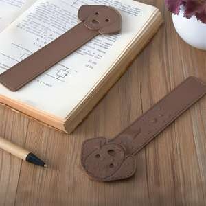 <span class=keywords><strong>Segnalibro</strong></span> in Pelle PU a Forma di Cane, Nuovo <span class=keywords><strong>Segnalibro</strong></span> per Studenti, Clip per Paginazione Libri, Regalo Personalizzabile - Product Image 3