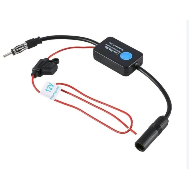 Practical FM Signal Amplifier Anti-interference Car Antenna Radio Universal Booster Amp Automobile Parts