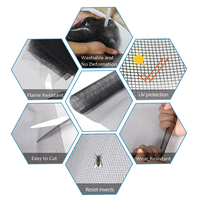 Moustiquaire moderne en nylon de haute qualité pour fenêtre moustiquaire en fibre de verre Filet de maille pour carreaux de mosaïque de bonne qualité